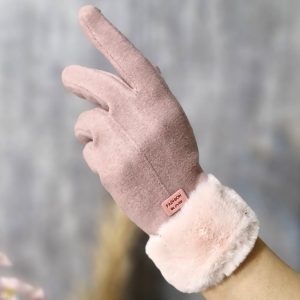 دستکش فوتر خزدار - مانتو پاتریس رشت