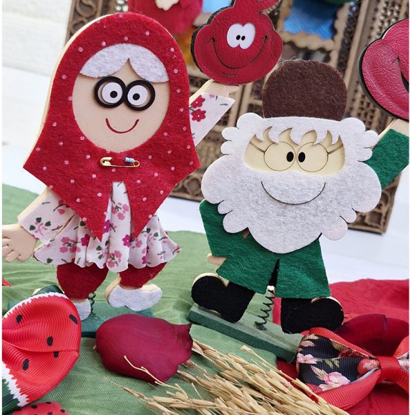 ننه و بابابزرگ فنری-مانتو پاتریس رشت