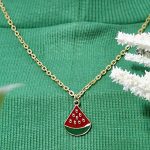 زنجیر پلاک هندوانه یلدایی- مانتو پاتریس رشت