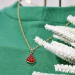 زنجیر پلاک هندوانه یلدایی- مانتو پاتریس رشت