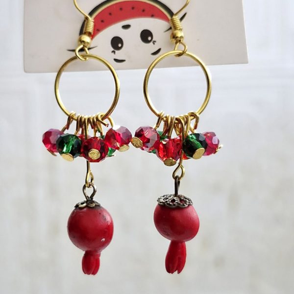 گشوار آویز انار-مانتو پاتریس رشت