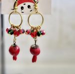 گشوار آویز انار-مانتو پاتریس رشت