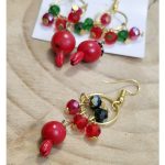 گشوار آویز انار-مانتو پاتریس رشت