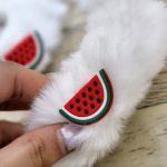 کش مو خز هندوانه - مانتو پاتریس رشت