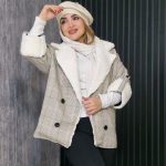 پالتو چهارخونه ببعی - مانتو پاتریس رشت