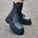 بوت کاپشنی لوزی مشکی - مانتو پاتریس رشت