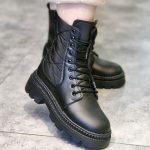 بوت کاپشنی لوزی مشکی - مانتو پاتریس رشت