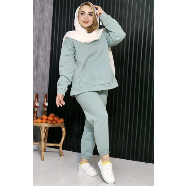 ست هودی شلوار ساده - مانتو پاتریس رشت