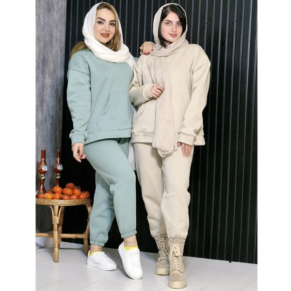 ست هودی شلوار ساده - مانتو پاتریس رشت