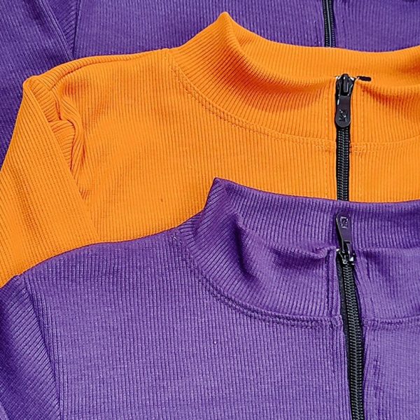 بلوز کراپ نیم زیپ - مانتو پاتریس رشت