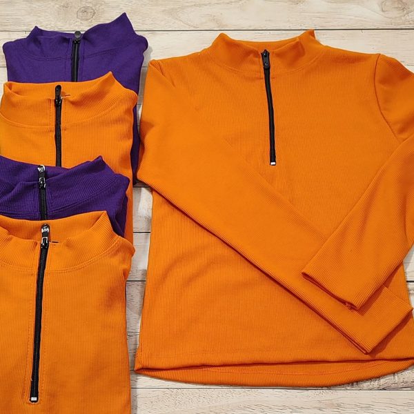 بلوز کراپ نیم زیپ - مانتو پاتریس رشت