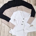 بلوز فانریپ 3 دکمه یقه هفت - مانتو پاتریس رشت