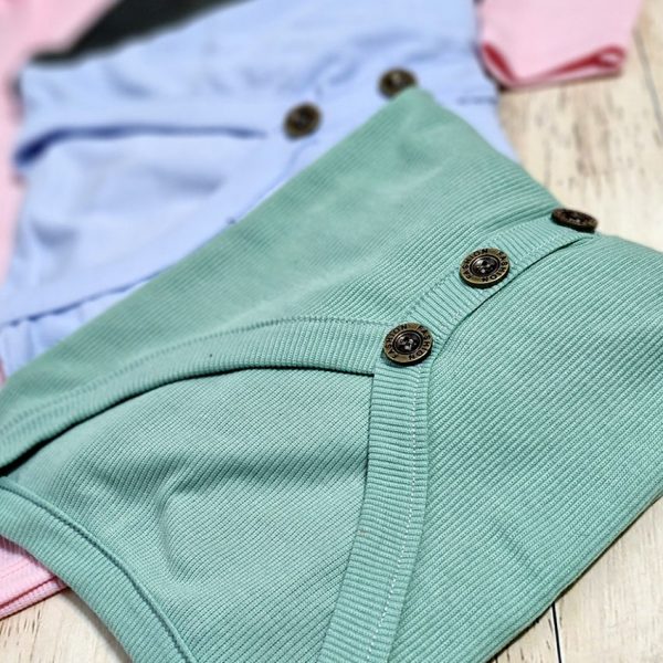 بلوز فانریپ 3 دکمه یقه هفت