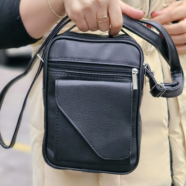 کیف دوشی چرم-مانتو پاتریس رشت