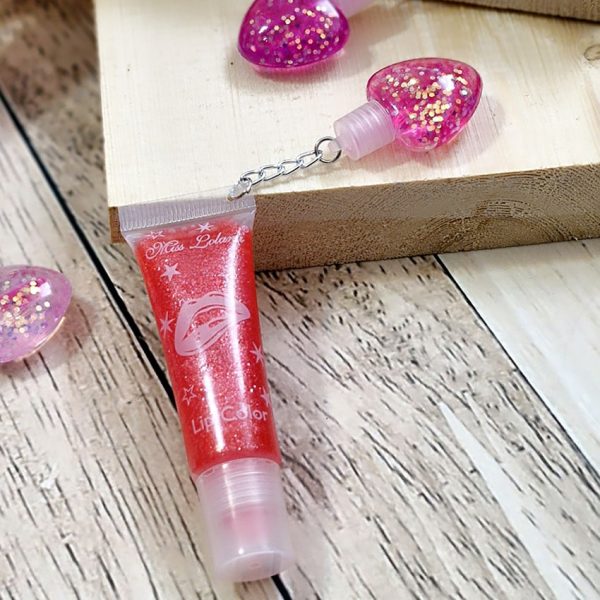 لیپ گلاس آویزقلب_مانتو پاتریس رشت