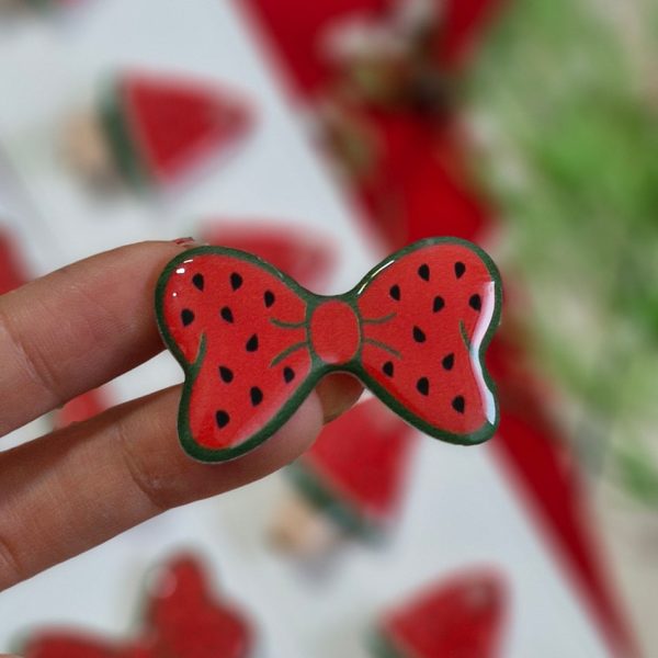 گیره مو پاپیون هندوانه ای 40400167 - Image 4