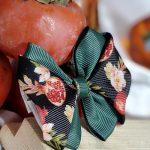 گیره مو پاپیون یلدایی_مانتو پاتریس رشت