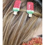 گیره مو آبنباتی هندوانه ای مانتو پاتریس_رشت