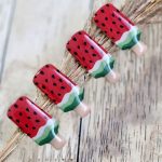 گیره مو آبنباتی هندوانه ای مانتو پاتریس_رشت