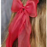 گیره مو حریر پاپیونی_مانتو پاتریس رشت