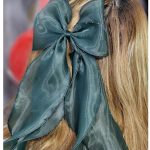 گیره مو حریر پاپیونی_مانتو پاتریس رشت