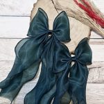 گیره مو حریر پاپیونی_مانتو پاتریس رشت