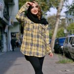 شکت فوتر پشت دکمه - مانتو پاتریس رشت