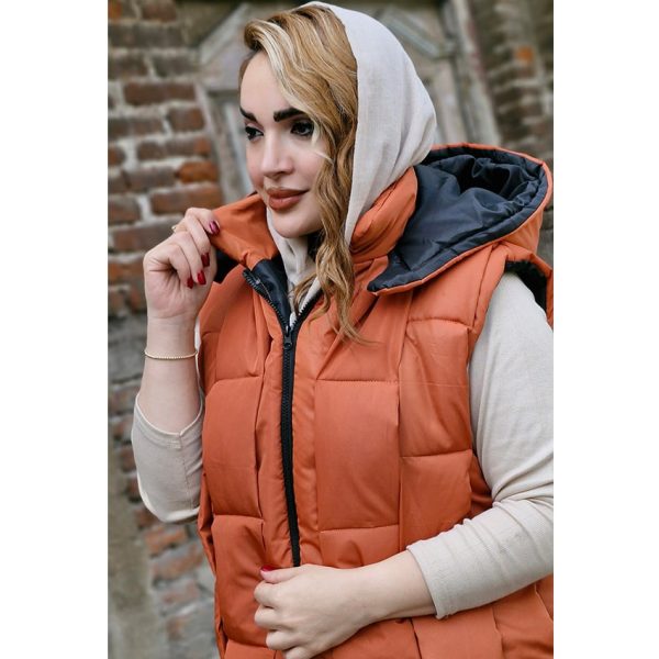 پافر مموری چهارخونه - مانتو پاتریس رشت