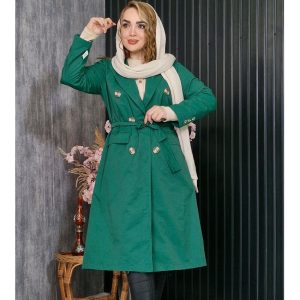 بارانی بلند جیب دار مانتوپاتریس_رشت