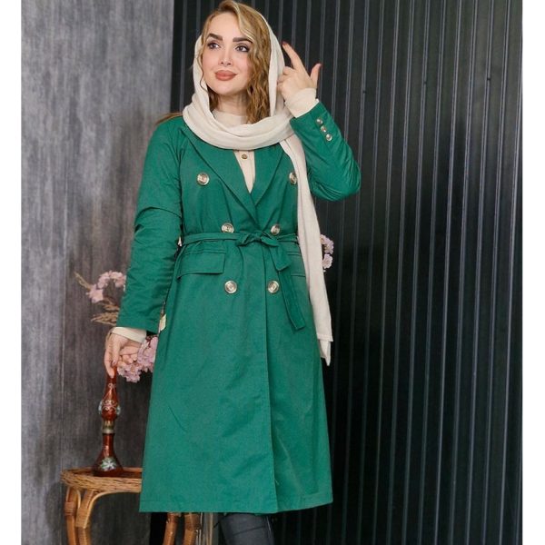 بارانی بلند جیب دار مانتوپاتریس_رشت