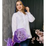 شومیز سفید - مانتو پاتریس رشت