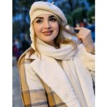 پالتو چهارخونه یقه پوست - مانتو پاتریس رشت