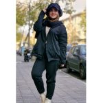 ست سویشرت و شلوار مشکی - مانتو پاتریس رشت