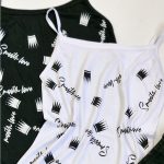 تاپ بندی سفید و مشکی تاج - مانتو پاتریس رشت