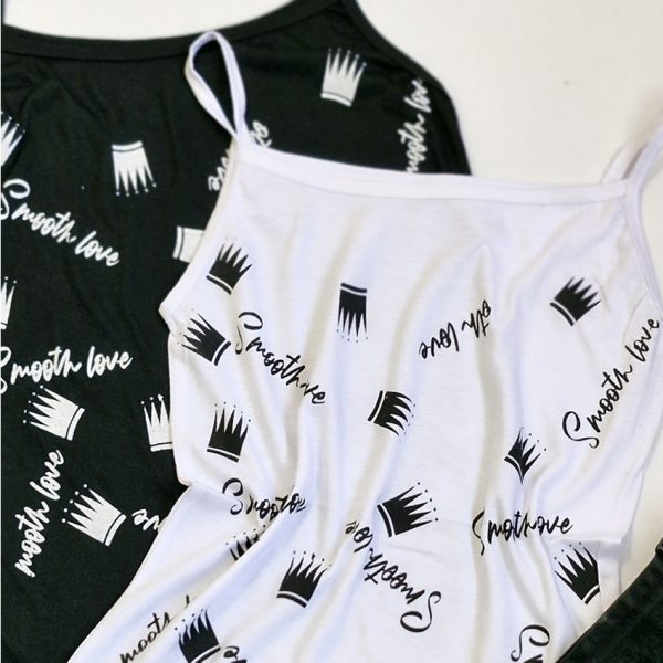 تاپ بندی سفید و مشکی تاج - مانتو پاتریس رشت