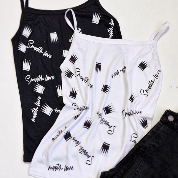 تاپ بندی سفید و مشکی تاج - مانتو پاتریس رشت