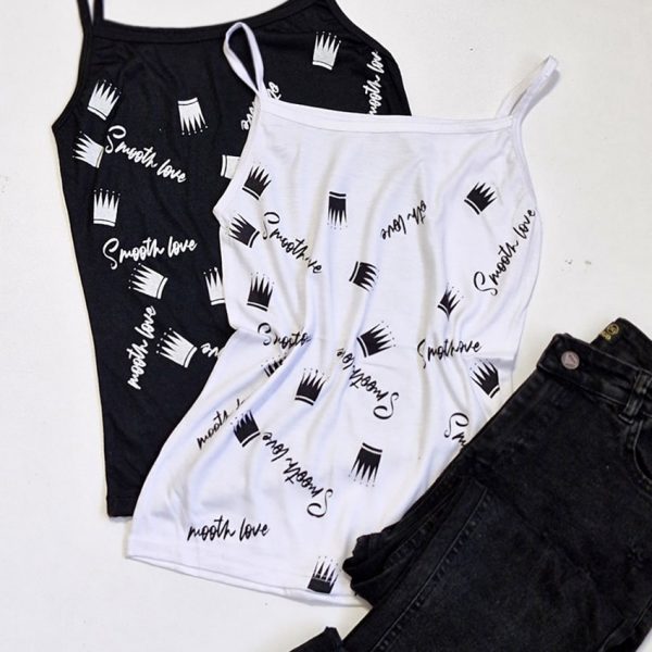 تاپ بندی سفید و مشکی تاج - مانتو پاتریس رشت