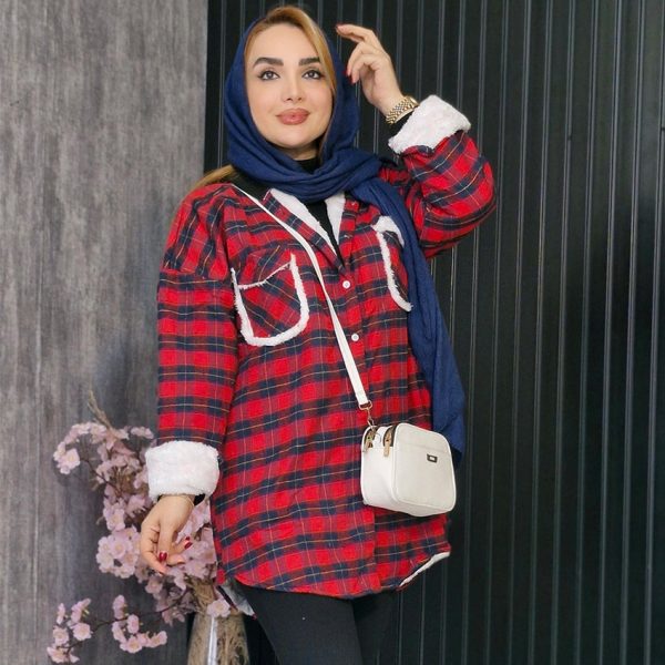 24900475-4-min مانتو چهارخونه داخل خز - مانتو پاتریس رشت