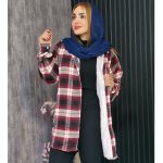 مانتو چهارخونه داخل خز - مانتو پاتریس رشت