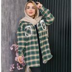 مانتو چهارخونه داخل خز - مانتو پاتریس رشت