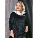 ست بلوز شلوار تدی مشکی