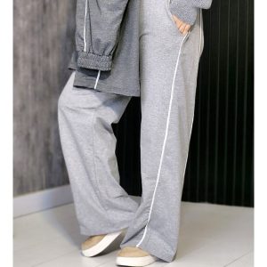 شلوار ملانژ دو خط - مانتو پاتریس رشت