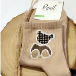 جوراب نیم ساق طرحدار - مانتو پاتریس رشت