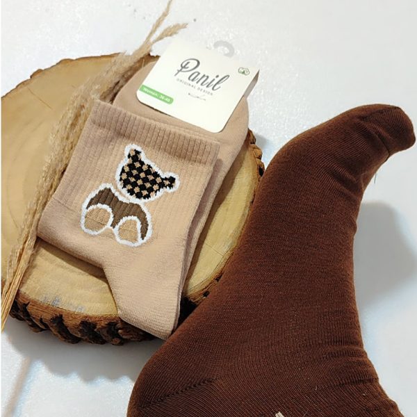 جوراب نیم ساق طرحدار - مانتو پاتریس رشت