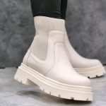 بوت بغل کش کرم - مانتو پاتریس رشت