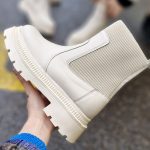 بوت بغل کش کرم - مانتو پاتریس رشت