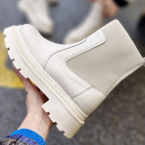 بوت بغل کش کرم - مانتو پاتریس رشت