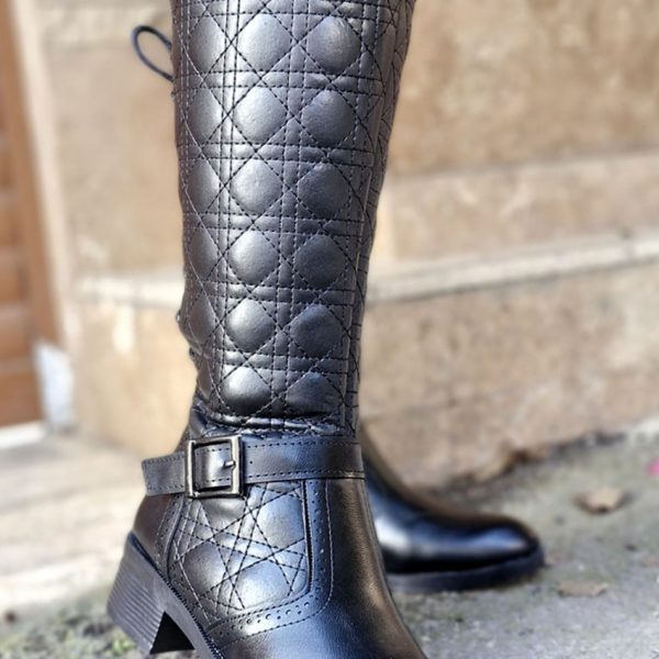 بوت شنل پاشنه دار - مانتو پاتریس رشت