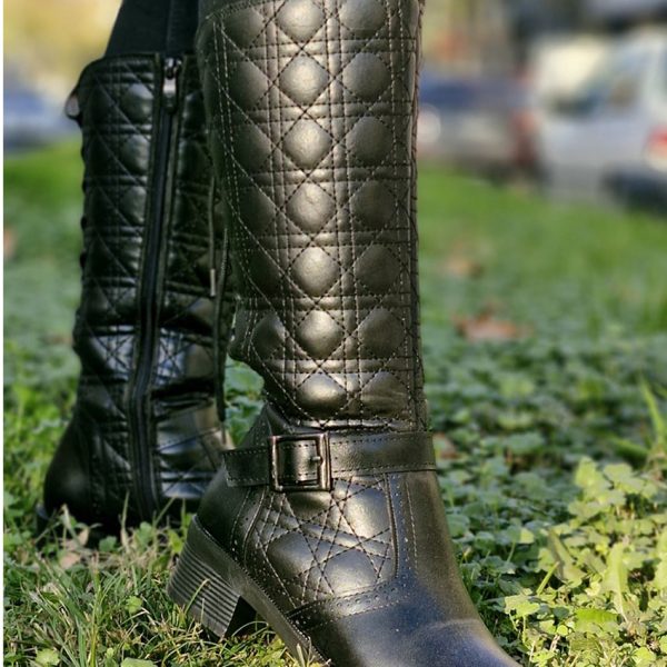 بوت شنل پاشنه دار - مانتو پاتریس رشت