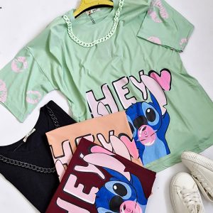 تیشرت لانگ چاپ استیج - مانتو پاتریس رشت